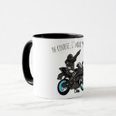 Natuurlijk, ik luister... Grappige motorfiets Mok (Voorkant links)