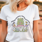 Natuurlijk introverte selectief extraverte kikker Tri-Blend shirt