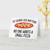 Natuurlijk is de grootte belangrijk, niemand wil e kaart (Gele Bloem)