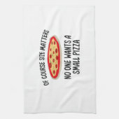 Natuurlijk is de grootte belangrijk, niemand wil e theedoek (Verticaal)