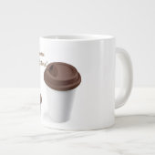 Natuurlijk is grootte belangrijk! grote koffiekop (Voorkant rechts)