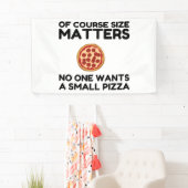 Natuurlijk is grootte belangrijk, niemand wil een  spandoek (Insitu)