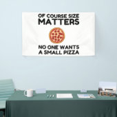 Natuurlijk is grootte belangrijk, niemand wil een  spandoek (Beurs)