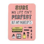 Natuurlijk is Makeup niet perfect Magneet (Verticaal)