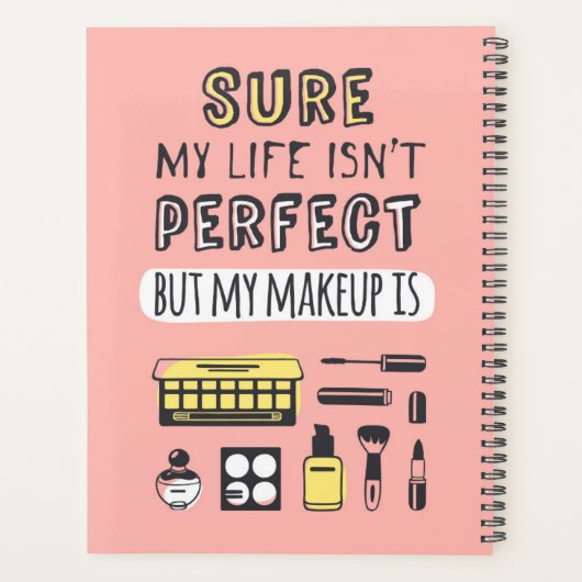 Natuurlijk is Makeup niet perfect Planner (Achterkant)