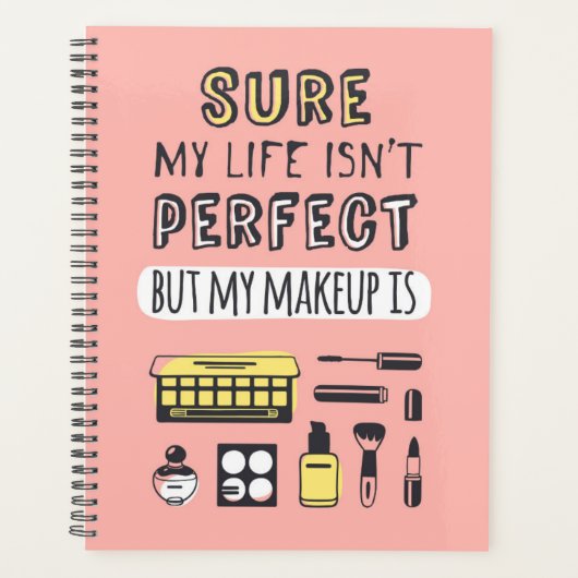Natuurlijk is Makeup niet perfect Planner (Voorkant)