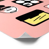 Natuurlijk is Makeup niet perfect Poster (Hoek)