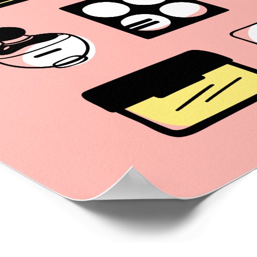 Natuurlijk is Makeup niet perfect Poster (Hoek)