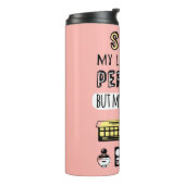 Natuurlijk is Makeup niet perfect Thermosbeker (Gedraaid links)