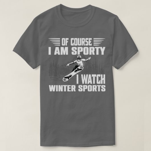 Natuurlijk Ix27m Sporty bekijk ik Wintersport 4 T-shirt (Design voorkant)