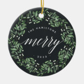 Natuurlijk Joyful | Aangepaste foto zeer grof Keramisch Ornament (Voorkant)