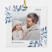 Natuurlijk Joyful | Botanische persoonlijke foto Keramisch Ornament (Voorkant)