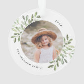 Natuurlijk Joyful | Botanische persoonlijke foto Ornament (achterkant)