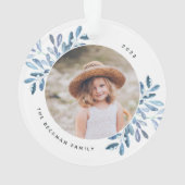 Natuurlijk Joyful | Botanische persoonlijke foto Ornament (achterkant)