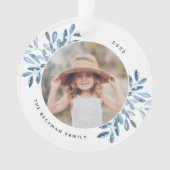 Natuurlijk Joyful | Botanische persoonlijke foto Ornament (voorkant)