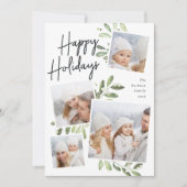 Natuurlijk Joyful | Kerstfotocollage Feestdagenkaart (Voorkant)