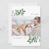 Natuurlijk Joyful | Vakantieknopkaart Feestdagenkaart (Voorkant)