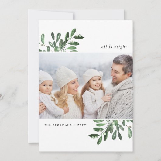 Natuurlijk Joyful | Vakantieknopkaart Feestdagenkaart (Voorkant)