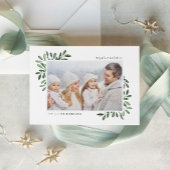 Natuurlijk Joyful | Vakantieknopkaart Feestdagenkaart