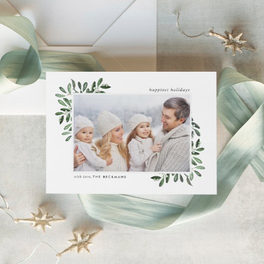 Natuurlijk Joyful | Vakantieknopkaart Feestdagenkaart