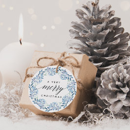 Natuurlijk Joyful | Waterverf kerstcadeaus Bedankjes Labels