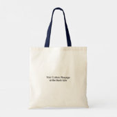 Natuurlijk Kan Ik Boodschappentas Tote Bag (Achterkant)