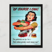 Natuurlijk kan ik briefkaart (Voorkant)