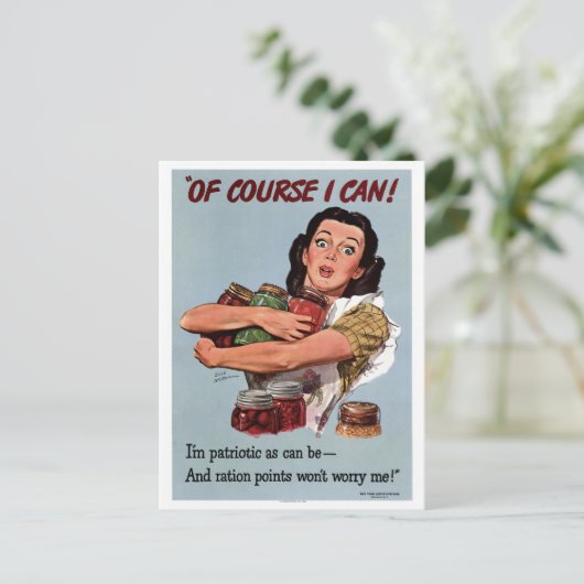 "Natuurlijk kan ik dat!" Briefkaart (Staand voorkant)