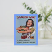 Natuurlijk kan ik dat. briefkaart (Staand voorkant)