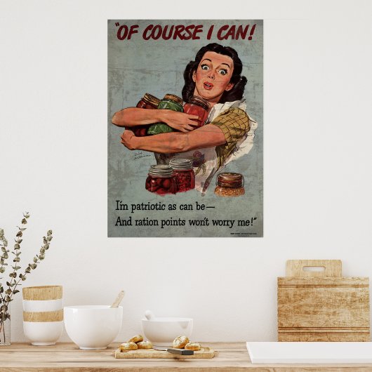 Natuurlijk kan ik dat. Ik ben zo patriottisch als Poster (Keuken)