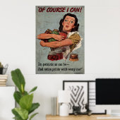 Natuurlijk kan ik dat. Ik ben zo patriottisch als Poster (Thuiskantoor)