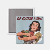 "Natuurlijk kan ik dat!" Magneet (Voorkant / Achterkant)