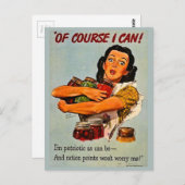 Natuurlijk kan ik dat.  reorganisatie van de Tweed Briefkaart (Voorkant / Achterkant)