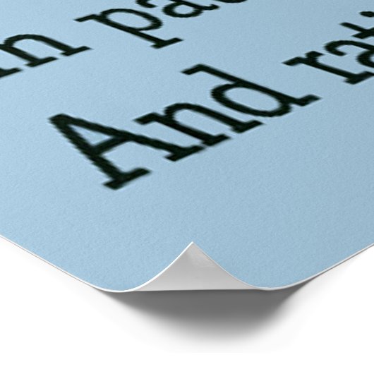 Natuurlijk kan ik  Poster afdrukken (Hoek)