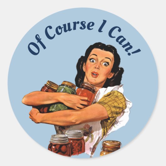 Natuurlijk kan ik ronde sticker (Voorkant)