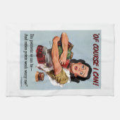 Natuurlijk kan ik theedoek (Horizontaal)