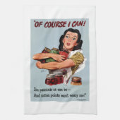 Natuurlijk kan ik theedoek (Verticaal)