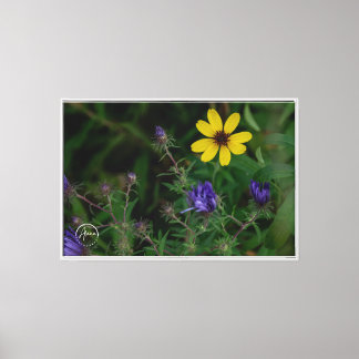 Natuurlijk kleurrijk palet uitgerekte canvasprint canvas afdruk