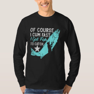Natuurlijk kom ik snel ik heb vis om aquariaan te t-shirt