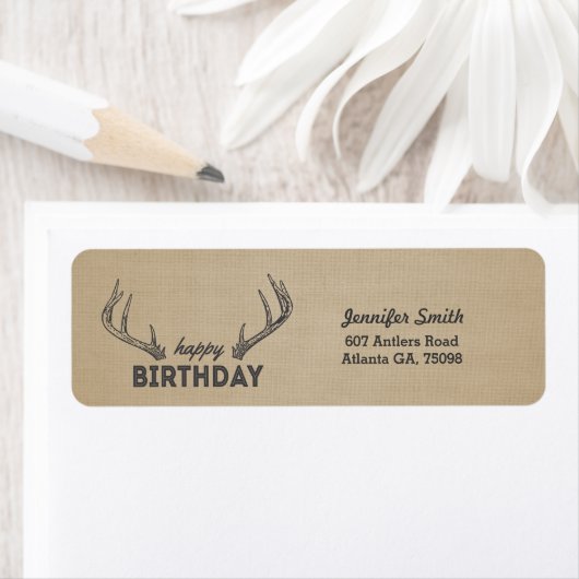 Natuurlijk Kraftpapier-document voelt DouaneAdrese Etiket (Insitu)