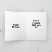 NATUURLIJK LACH IK....JE BENT **60** VANDAAG KAART (Binnen)