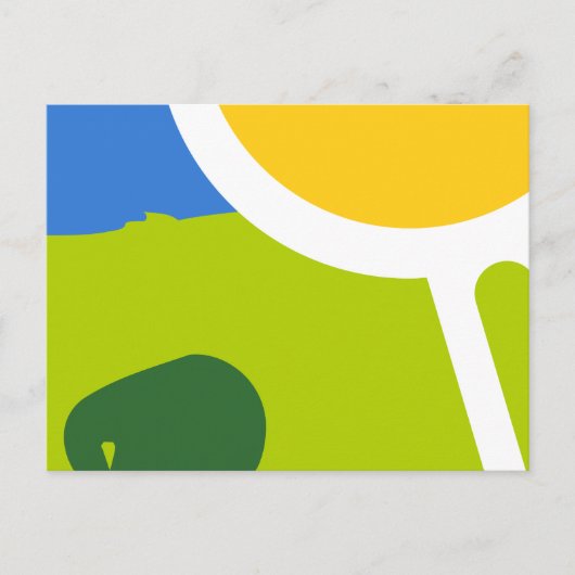 Natuurlijk landschap briefkaart (Voorkant)