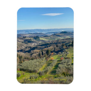 Natuurlijk landschap in Toscane, reis Italië Magneet