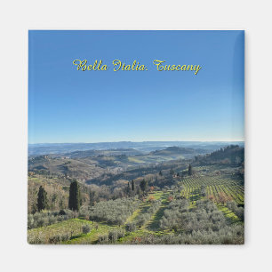 Natuurlijk landschap in Toscane, reis Italië Magneet