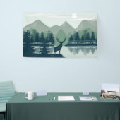Natuurlijk landschap spandoek (Beurs)