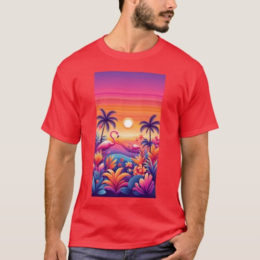 Natuurlijk landschap t-shirt (Voorkant)