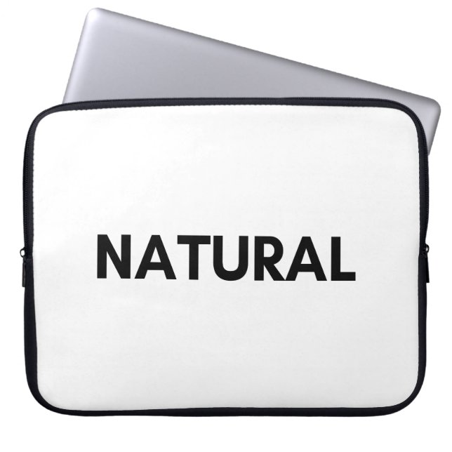 natuurlijk laptop sleeve (Voorkant)