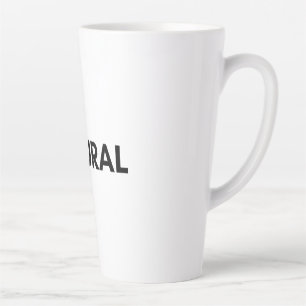 natuurlijk latte mok