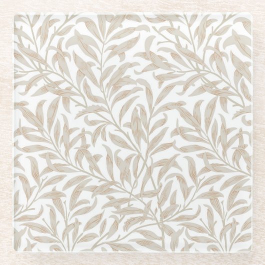 Natuurlijk leder/goudglitter Onderzetter Glazen Onderzetter (Voorkant)