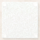 Natuurlijk leder/goudglitter Onderzetter Glazen Onderzetter (Achterkant)